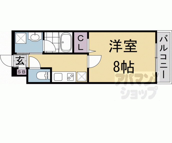 【ＣＲＥＤＯＲ東寺南】間取