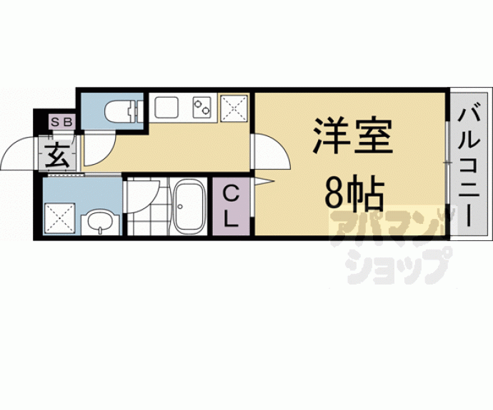 【ＣＲＥＤＯＲ東寺南】間取