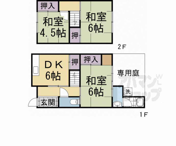 【杉村貸家】間取