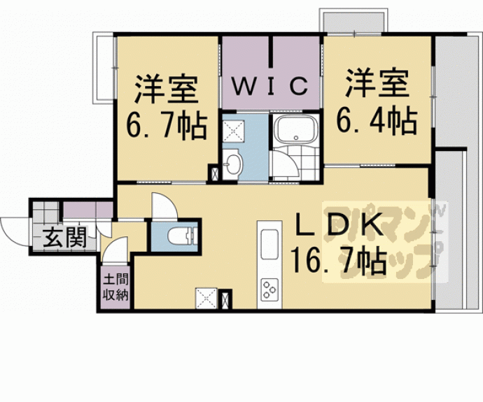 【コート学林】間取