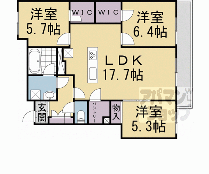 【コート学林】間取