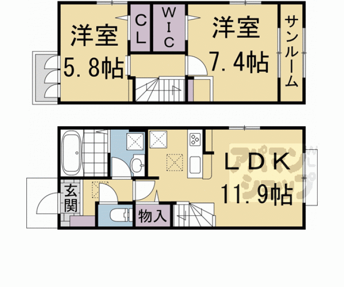 【アゼリア】間取