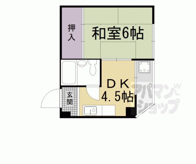 【プレアール西大路】間取