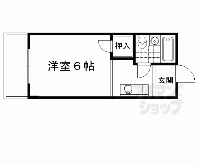 【プレアール西大路】間取