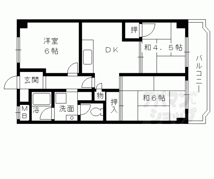 【第１洛西ハイツ】間取