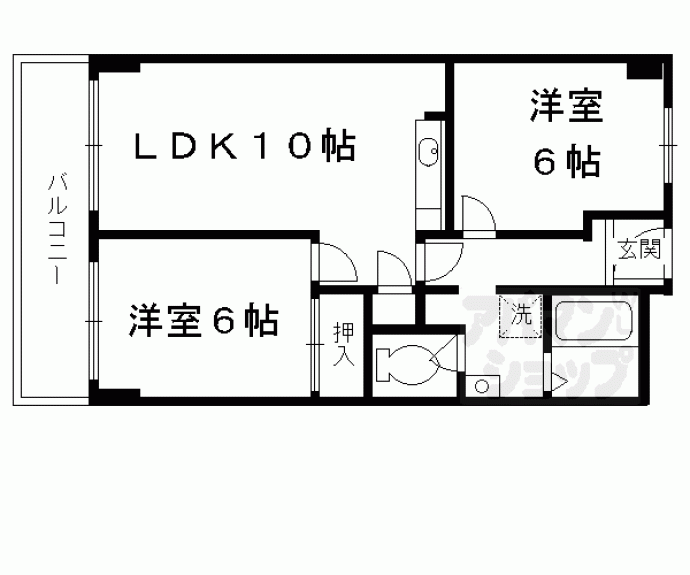 【第１洛西ハイツ】間取