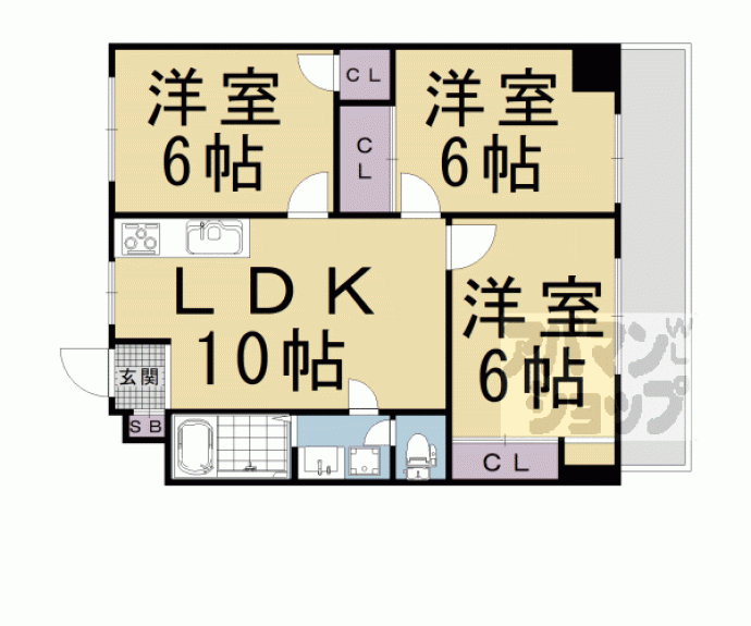 【東和ハイツ本館】間取