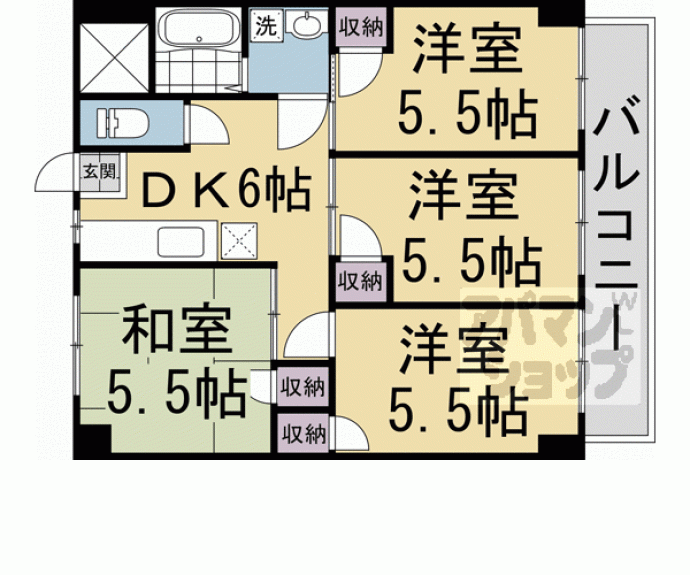 【東和ハイツ本館】間取