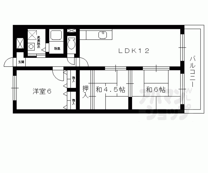 【ビューテラス桂南】間取