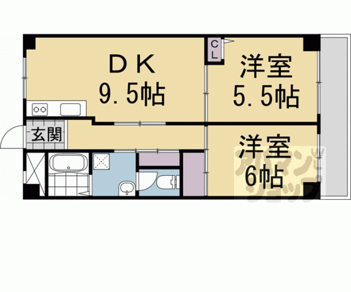 【第２洛西ハイツ】間取