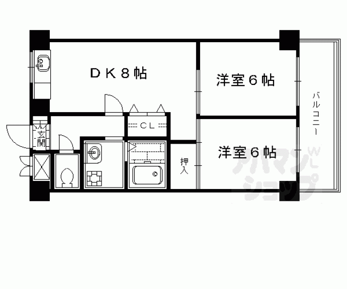 【ハミング西浦】間取