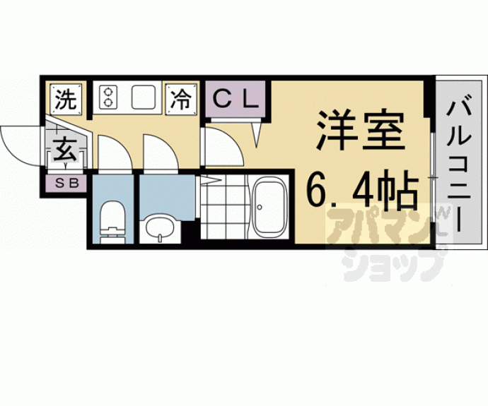 【ファステート京都西陣エール】間取