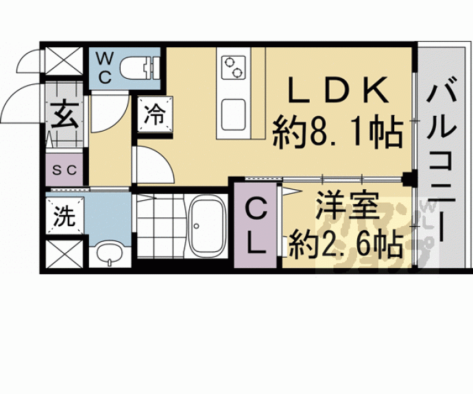 【ファステート京都西陣エール】間取