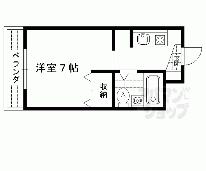 【グランディール東寺】間取