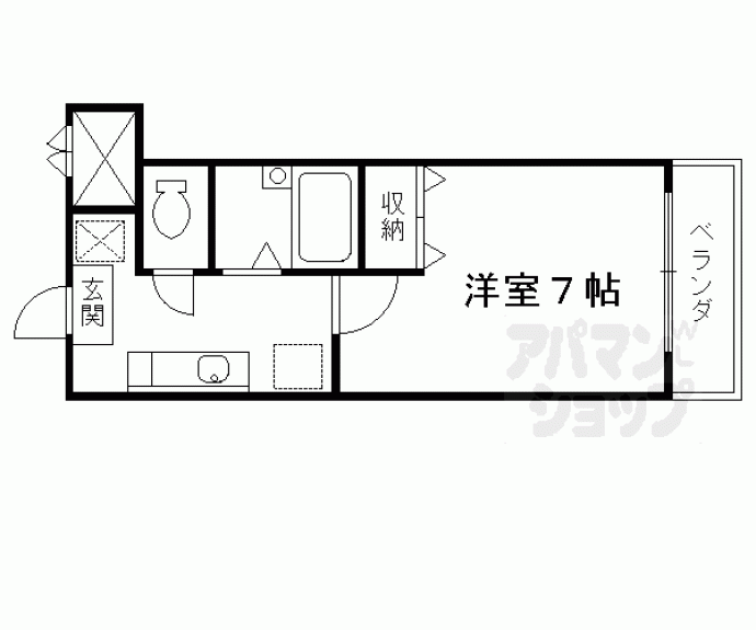 【シャイン東山】間取