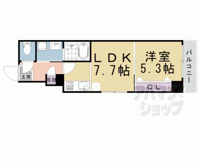 【シャイン東山】間取