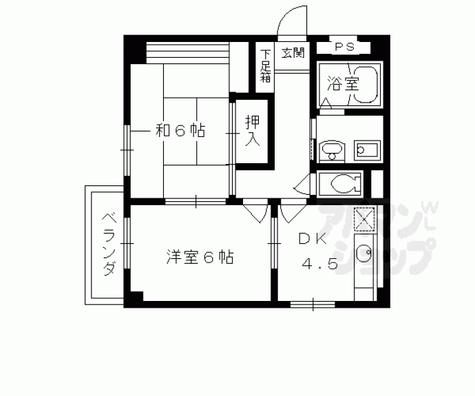 【ストリーム鳥羽】間取