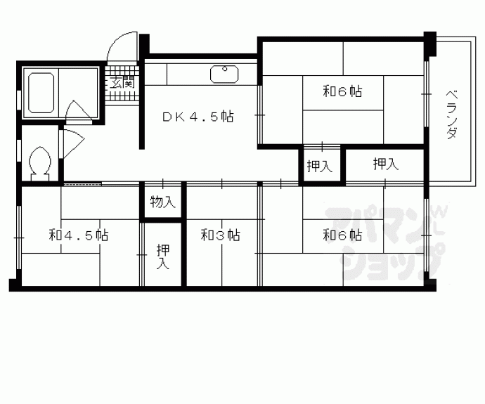 【石原団地】間取