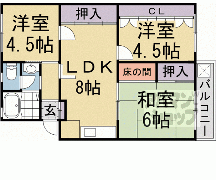 【石原団地】間取