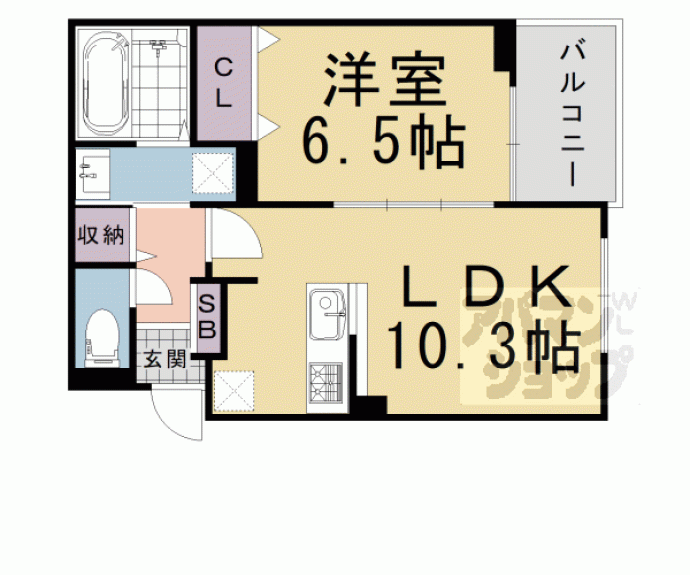 【カーサアリビオ】間取