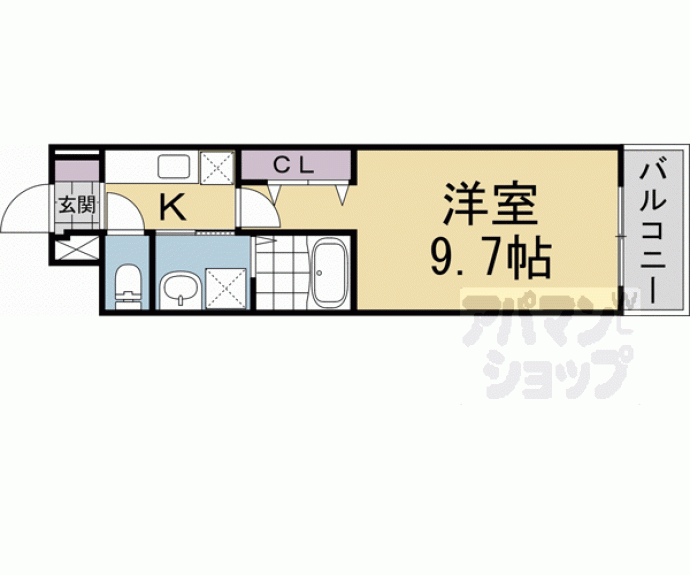 【京楽　ＫＹＯＲＡＫＵ】間取