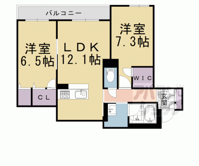 【シャーメゾン西町】間取