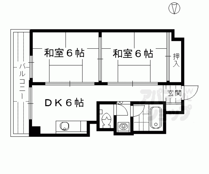 【芦屋マンション】間取