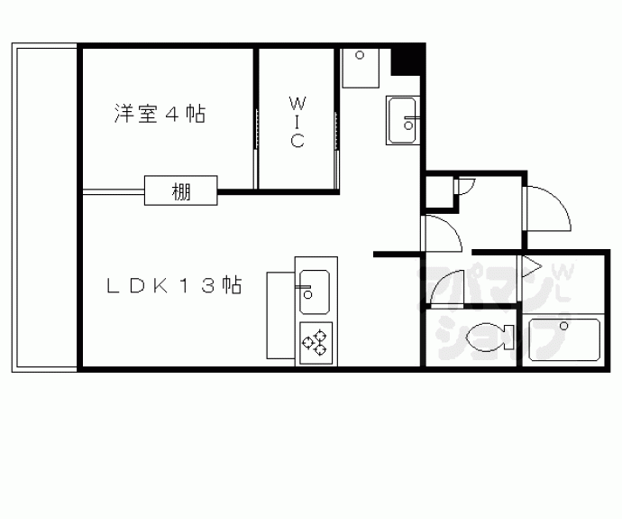 【ＳＡＭＳＱＵＡＲＥ四条大宮】間取