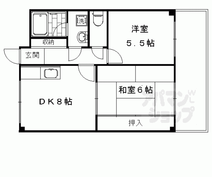 【森川ビル】間取