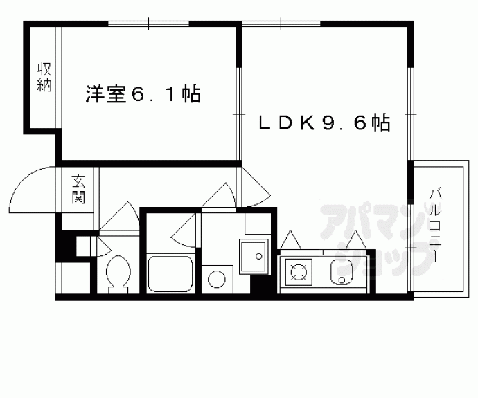 【レックスアベニュー四条大宮】間取