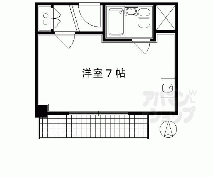 【烏丸御池エスメラルダ】間取