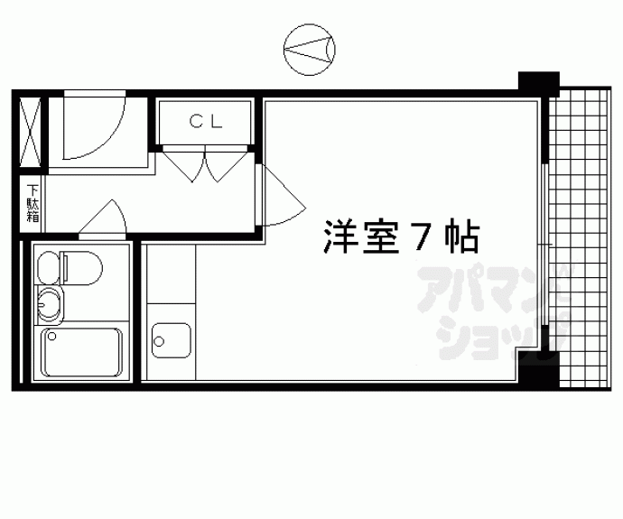 【烏丸御池エスメラルダ】間取