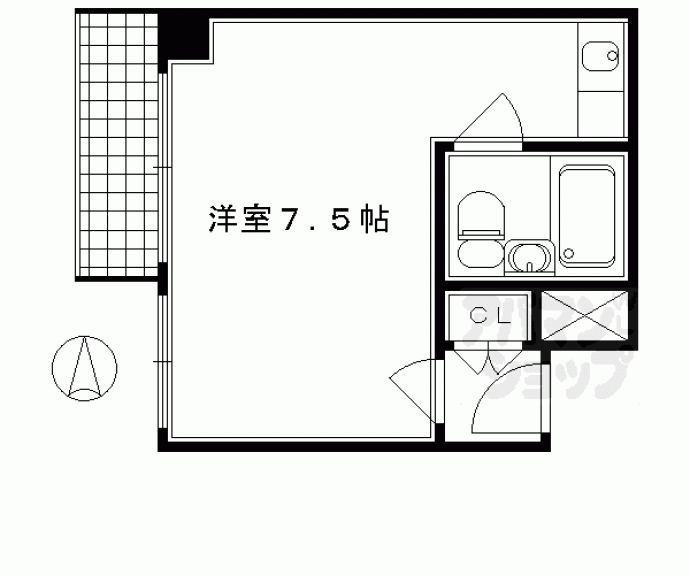 【烏丸御池エスメラルダ】間取