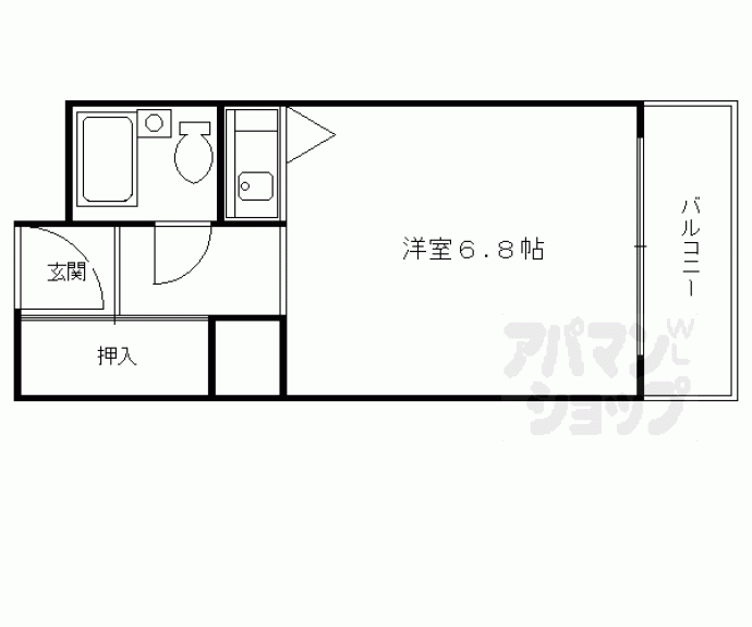 【ラヴィール西洞院】間取