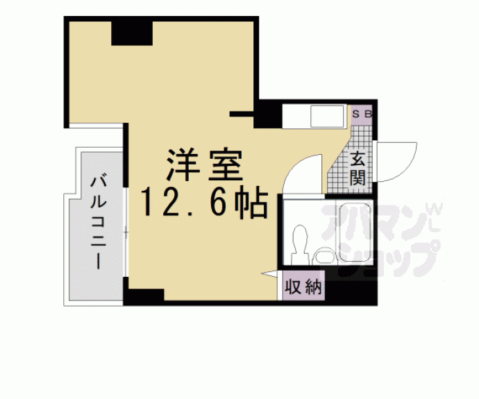 【ロイヤル河原町五条】間取