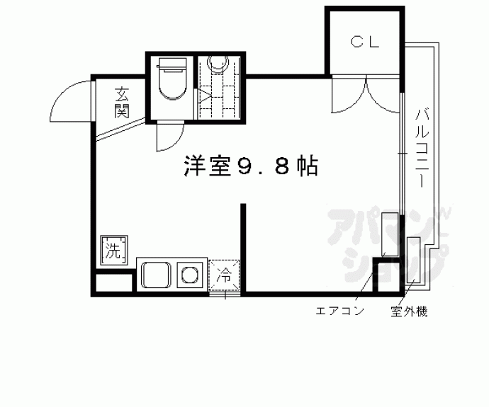 【ロイヤル河原町五条】間取