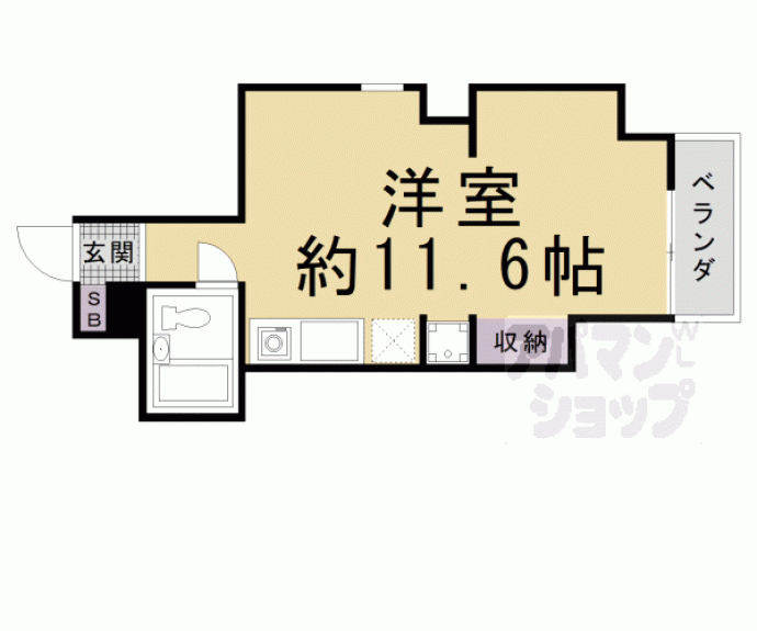 【ロイヤル河原町五条】間取