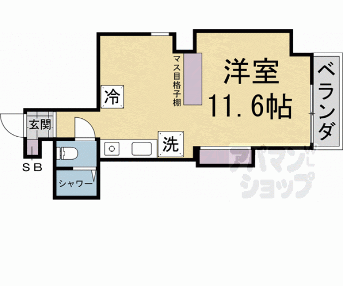 【Ｒｏｙａｌ河原町五条】間取