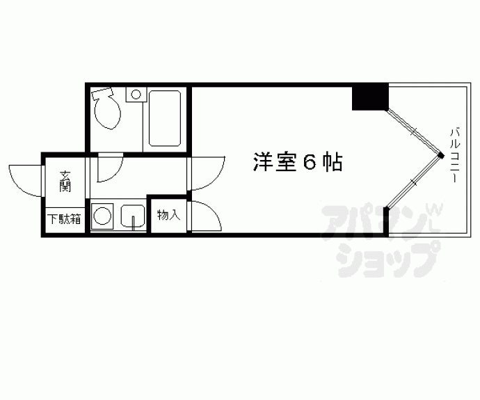 【ライオンズマンション京都三条第２】間取