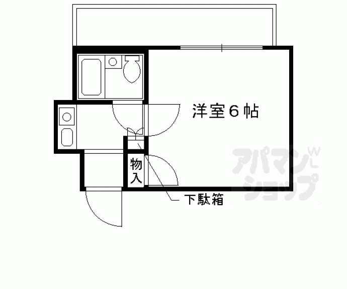 【ライオンズマンション京都三条第２】間取