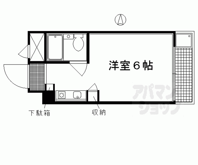 【ノアーズアーク京都朱雀】間取