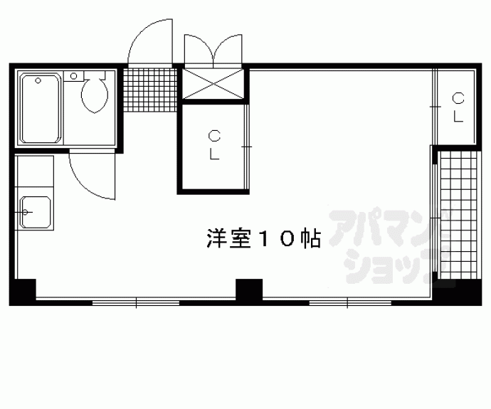 【ルポール麩屋町】間取