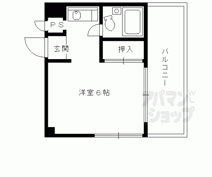 【ルポール麩屋町】間取