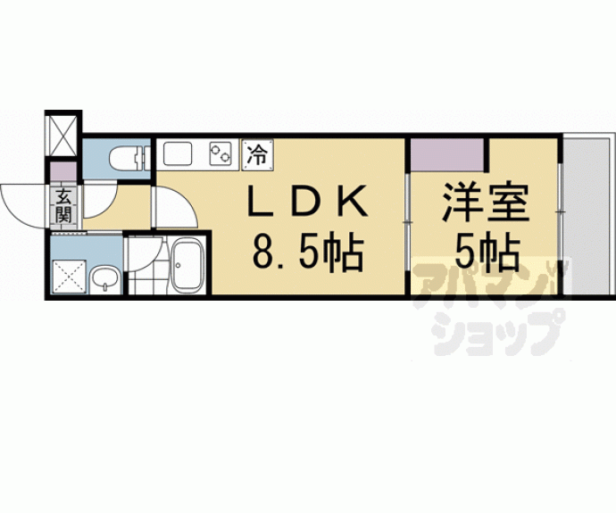 【ＰＲＥＳＴＩＧＥ京都二条】間取