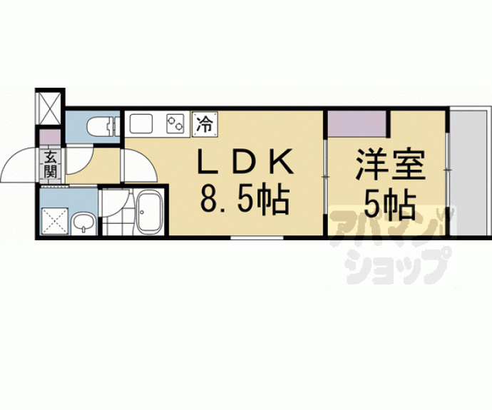 【ＰＲＥＳＴＩＧＥ京都二条】間取