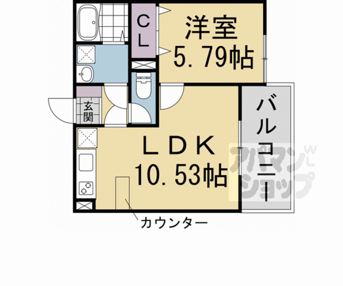 【グランデコート竹鼻ＥＡＳＴ】間取