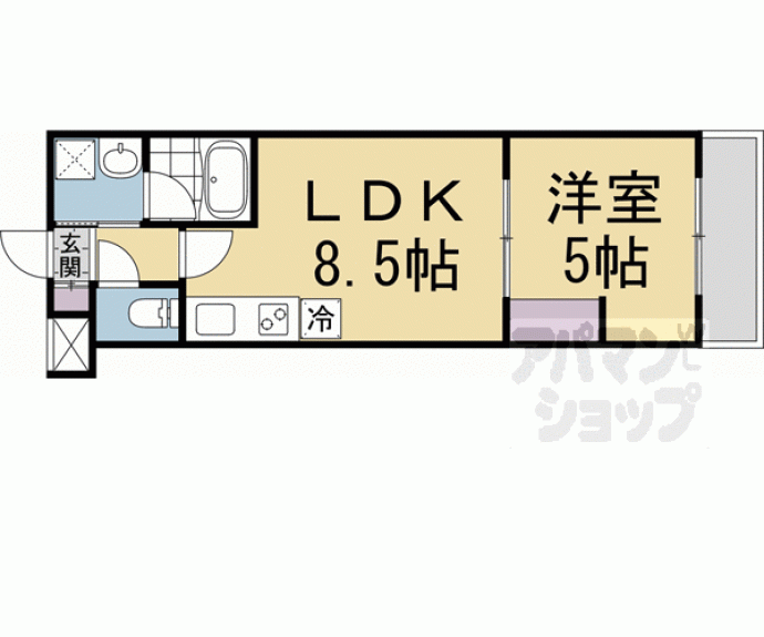 【ＰＲＥＳＴＩＧＥ京都二条】間取