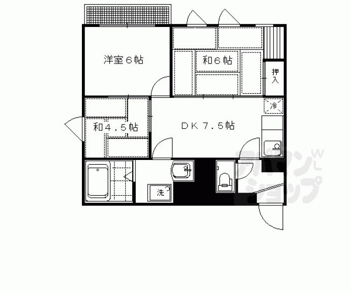 【プラザ晴明館】間取