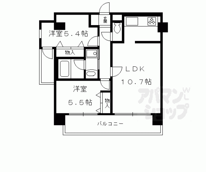 【サントーア高倉】間取