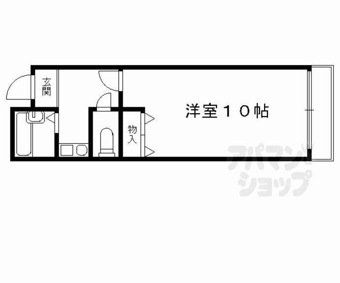 【シティコア３０朱雀】間取